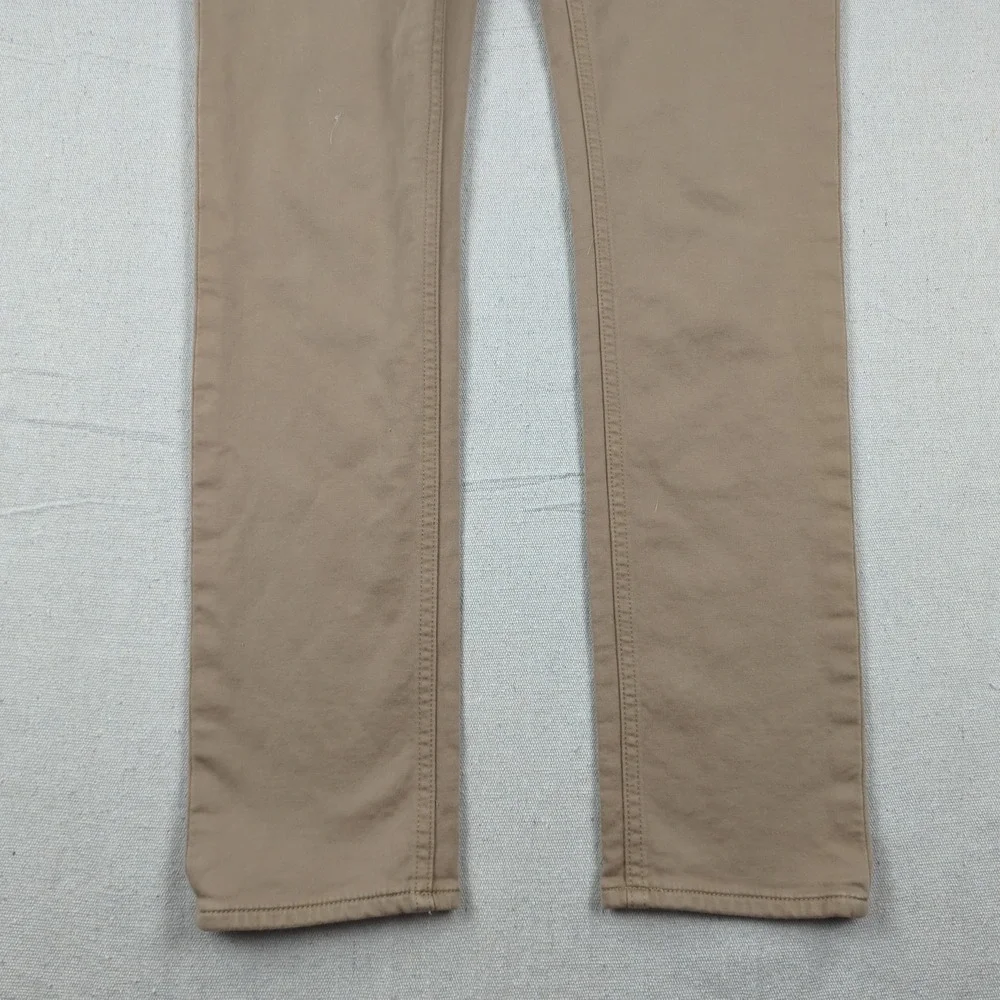 Banana Republic Mens 28x32 Khaki Pants Traveler Athletic Skinny Fit Golf Stretch